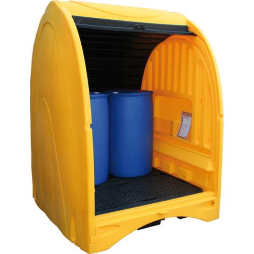 wanna wychwytowa ociekowa zamykana na 4 beczki