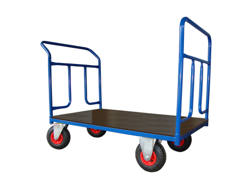 2 burtowy 250kg 1200x700 koła pompowane - sklejka 