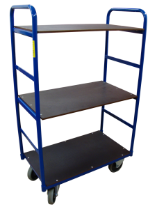 wózek trzypółkowy 850x500mm wysoki H 1500mm 250kg 160mm 