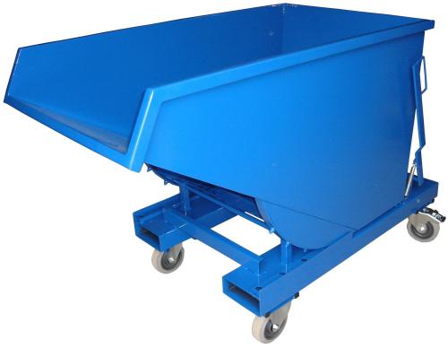 kontener wysypowy - wózek przechylny 600l - 800kg