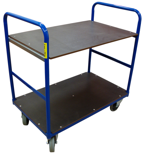 wózek dwupółkowy 850x500mm 250kg 160mm