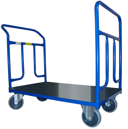 platformowy 2 burtowy 300kg 1000x600mm blat z blachy